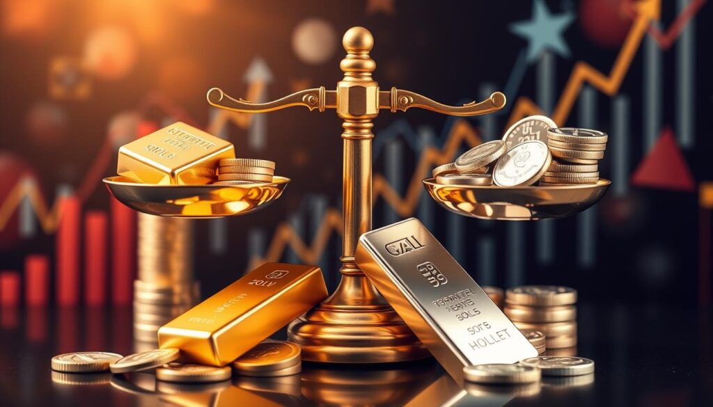 Portfolio diversification with precious metals